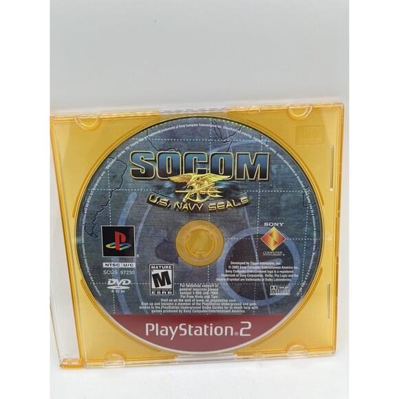 SOCOM U.S. Navy SEALs 1 Greatest Hits PS2 PlayStation 2 Disc Only - Picture 2 of 6
